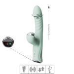 Vibrador Vai e Vem Com Pulsação High-End SI - (8735) - Verde
