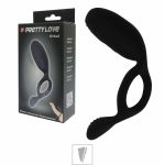 *Anel Peniano Com Vibro Pretty Love Ethel SI - (1192) - Preto