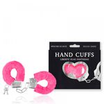 *Algema em Metal Com Pelucia Hand Cuffs VP (AL001-ST192) - Rosa Pink