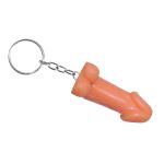 Chaveiros Mini Pênis Com Escroto 5un (BC019) - Bege