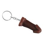 Chaveiros Mini Pênis Com Escroto 5un (BC019) - Marrom