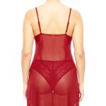 Camisola longa (CP1447) . - Vermelho