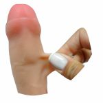 Cinta Com Prótese 20cm Articulada Xman VP (CT027) - Bege