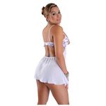*Camisola Thatty (DM003) - Branco com Lilás