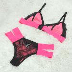 Conjunto Neon (DR4533) - Preto C/ Rosa