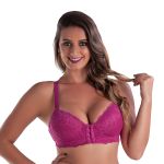 *Soutien Duanip Com Bojo e Fecho Frontal (DU714). - Magenta