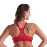 *Soutien Duanip Com Bojo e Fecho Frontal (DU714). - Vermelho