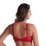 *Soutien Duanip Com Detalhe No Bojo (DU718). - Vermelho