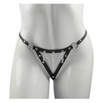 *Calcinha Dominadora Com Corrente Dominatrixxx (DX1403) - Preto