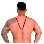 Arreio Harness Anthony (EX208-EX207) - Vermelho