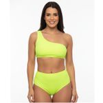 Conjunto Hot Pants Neon Ombro (FR5865) - Verde Limão