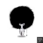 Plug de Metal PomPom Escuro Hard (HA115-ST607) - Cromado