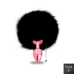 Plug de Metal PomPom Escuro Hard (HA115-ST607) - Vermelho