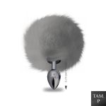 Plug de Metal PomPom Médio Hard (HA115-ST606) - Preto