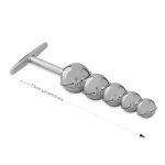 Plug de Metal Ball (HA124) - Cromado