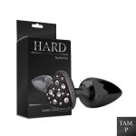 Plug de Metal Com Pedra de Coração Cravejada (HA136) - Onix