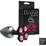 Plug de Metal M Com Pedra Variadas Trevo (HA139) - Onix