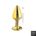 Plug de Metal G Signos Leão (HA164LE). - Dourado