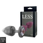 Plug de Plástico M Less Com Glitter (HA166) - Cromado