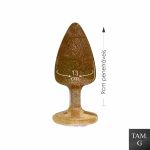 Plug Less G Com Glitter (HA167) - Dourado
