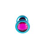 Plug de Metal G Com Pedra Variadas Hard (HA171) - Azul