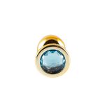 Plug de Metal G Com Pedra Variadas Hard (HA171) - Dourado