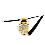Plug Metálico G ABC Para Personalização - (HA179) - Dourado