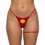 Calcinha Emoji Vermelha Íntima Delas (ID1092V). - Inocente