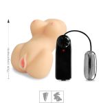 Masturbador Lady em Cyberskin Com Vibro VP (MA054-16745) - Bege