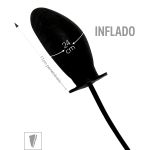 *Prótese 15X13cm Inflável Bigger Joy VP (PE018-14922) - Preto