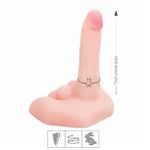 Prótese 15x15cm Com Vibro e Escroto MR. Big VP (pe055-Gabriel ) - Bege