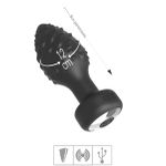 Plug de Silicone Com Vibro Via APP VP (PL193) - Preto