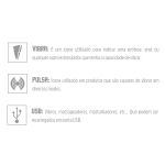 Plug de Silicone Com Vibro Via APP VP (PL193) - Preto