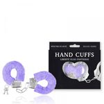 *Algema em Metal Com Pelucia Hand Cuffs VP (AL001-ST192) - Lilás