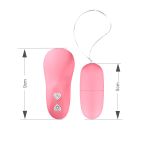 *Ovo Vibratorio Bullet Com Controle Man Nuo VP (Bw002-ST222) - Rosa