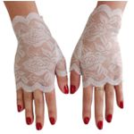 Luva em Renda (ST971) - Branco