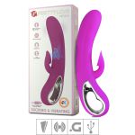 *Estimulador Com Sucção Recarregável Nicola VP (SU007-ST412) - Magenta