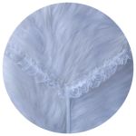 *Calcinha Fio Dental Com Pérola 50 Tons (TO005) - Branco