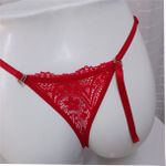 Calcinha Para Personalização Com Tira Removível - (TR001) - Vermelho