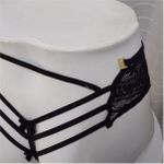 Calcinha Luxo Para Personalização Com Tira Removível (TO036) - Preto