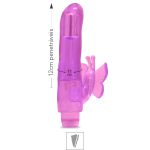 *Vibrador Com Estimulador Butterfly VP (VB010) - Rosa