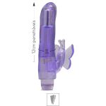 *Vibrador Com Estimulador Butterfly VP (VB010) - Roxo