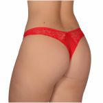 *Calcinha Com Detalhe em Strass (WI1735) - Vermelho