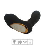 Vibrador Recarregável Com Pulsação e Controle (YSFG239) - Preto