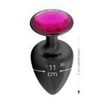 Plug de Metal M Com Pedras Variadas Hard (ST611-HA114) - Onix