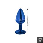 Plug Metálico M Signos Virgem (HA163VI). - Azul