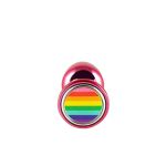 Plug Metálico P Pride Hard (HA174). - Vermelho
