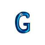 Letras Para Personalização Azul (HA180A) - G
