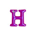 Letras Para Personalização Rosa (HA180R). - H