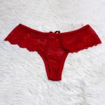 *Calcinha Renda (LAB0724) - Vermelho